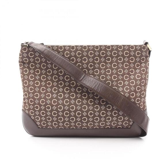 CELINE Brown Leather Shoulder Bag - Picture 1 of 11